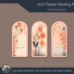 HQ Arch Flower Painting #2 Samtuse963