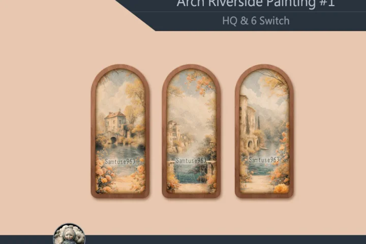 HQ Arch Riverside Painting #1 Sellable Samtuse963