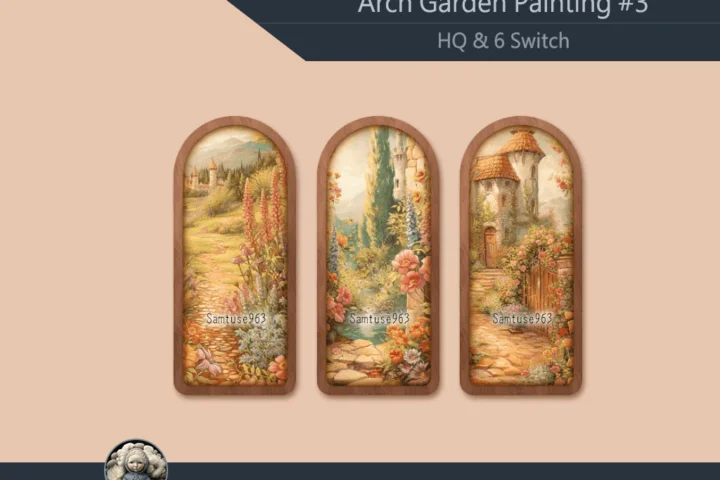HQ Arch Garden Painting #3 Sellable Samtuse963