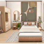 Lyla Bedroom 2 NO CC - Modern Wooden