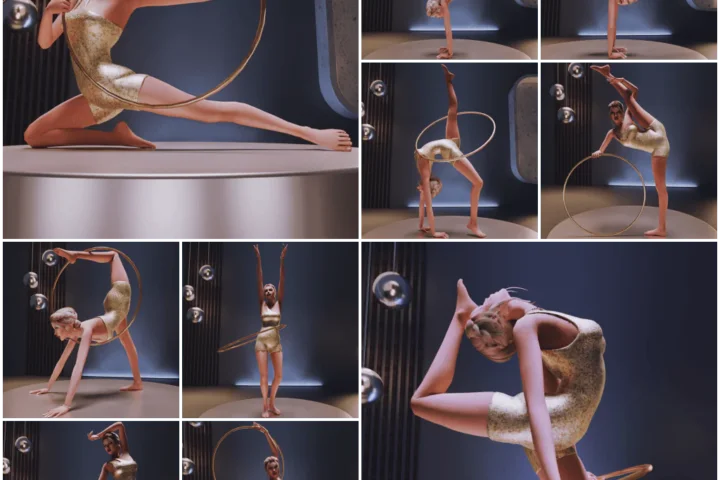 Hula hoop Dancer