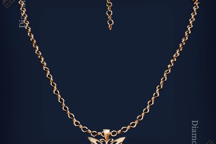 Butterfly necklace 55 by diamondssims