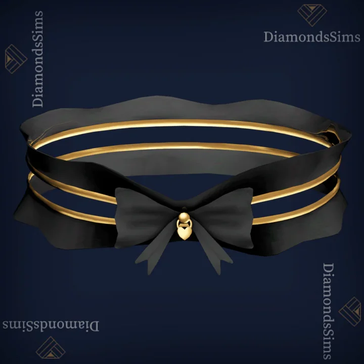 Ribbon lock choker 40 by diamondssims