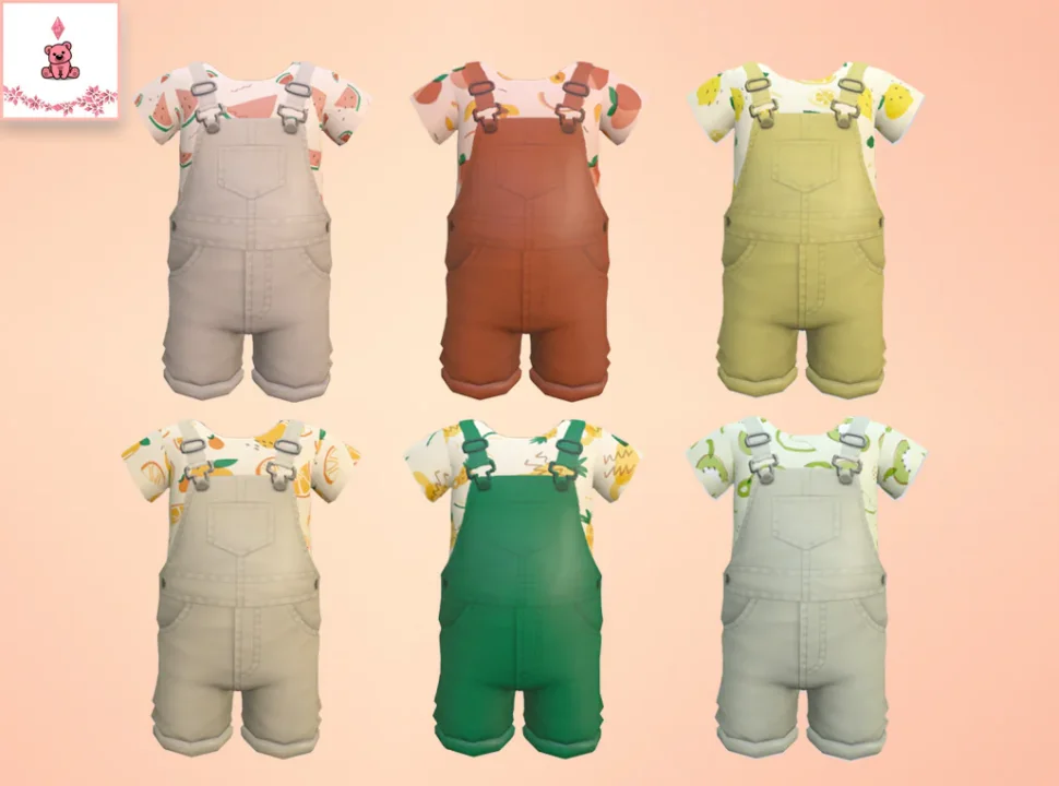 Fruity Overalls [Toddler]