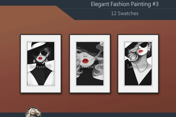 Elegant Fashion Painting #3 Sellable Extra A Samtuse963