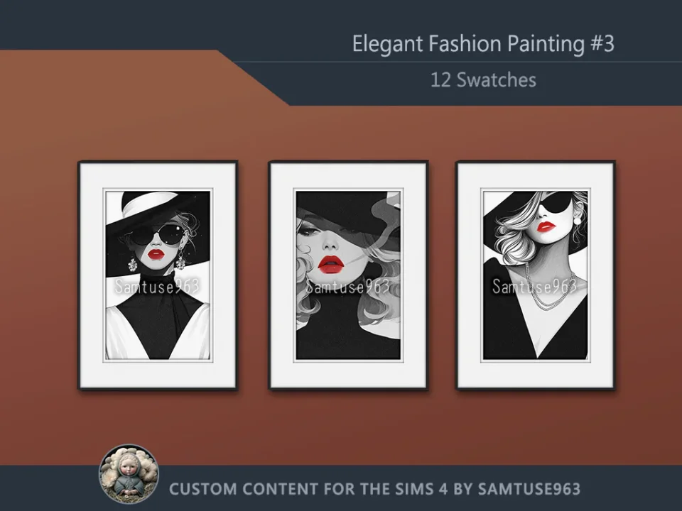 Elegant Fashion Painting #3 Sellable Extra A Samtuse963
