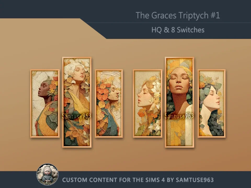 HQ The Graces Triptych #1 Sellable Extra B Samtuse963