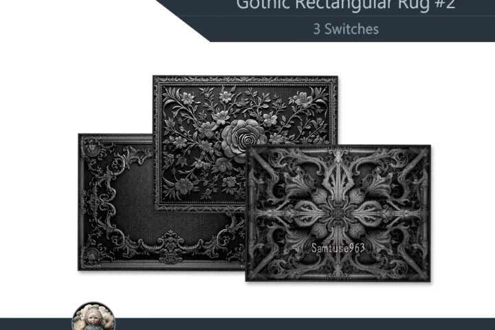 Gothic Rectangular Dance Rug #2 Samtuse963