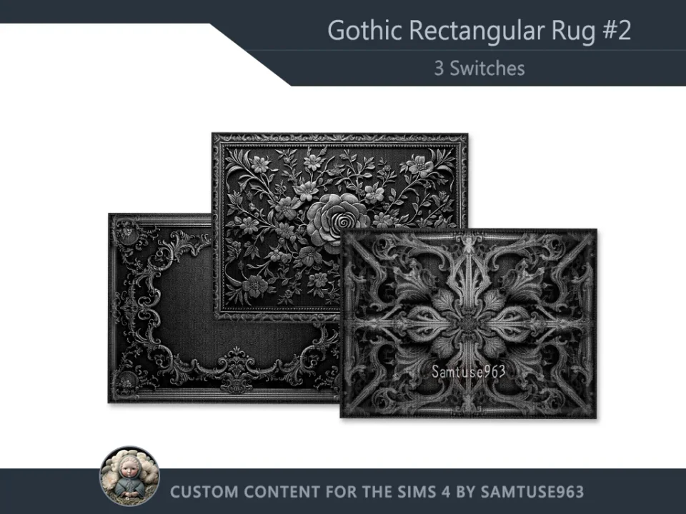 Gothic Rectangular Dance Rug #2 Samtuse963