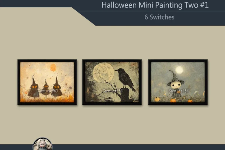 Halloween Mini Painting Two #1 Extra H Samtuse963