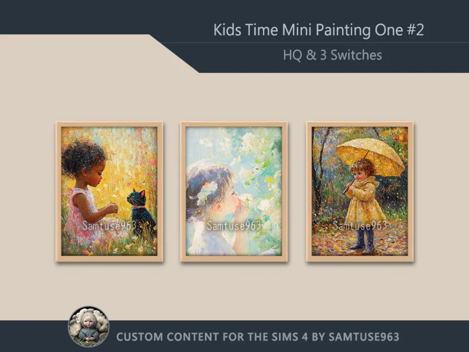 HQ Kids Time Mini Painting One #2 Extra G Samtuse963