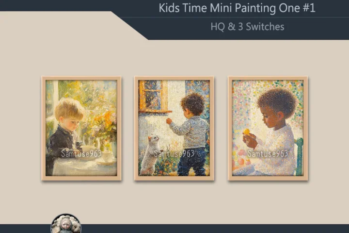 HQ Kids Time Mini Painting One #1 Extra G Samtuse963