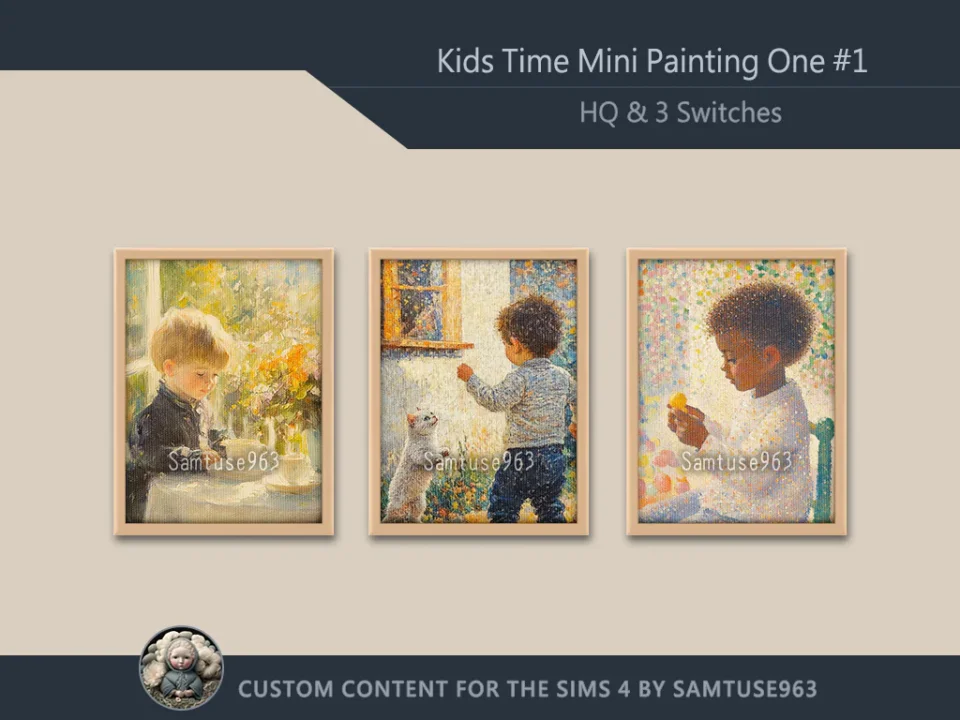 HQ Kids Time Mini Painting One #1 Extra G Samtuse963