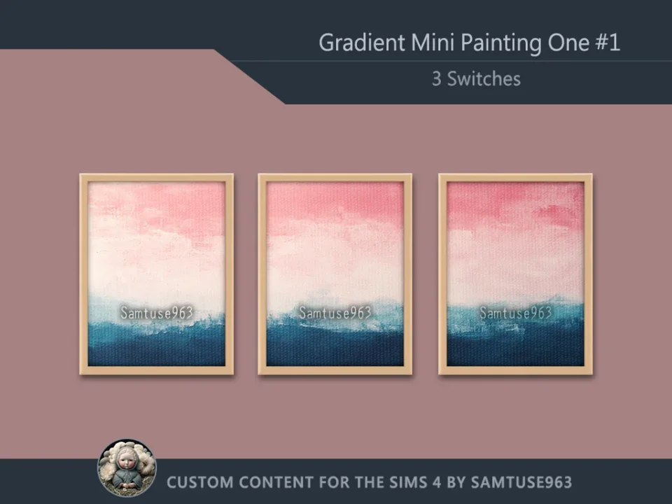 Gradient Mini Painting One #1 Extra G Samtuse963