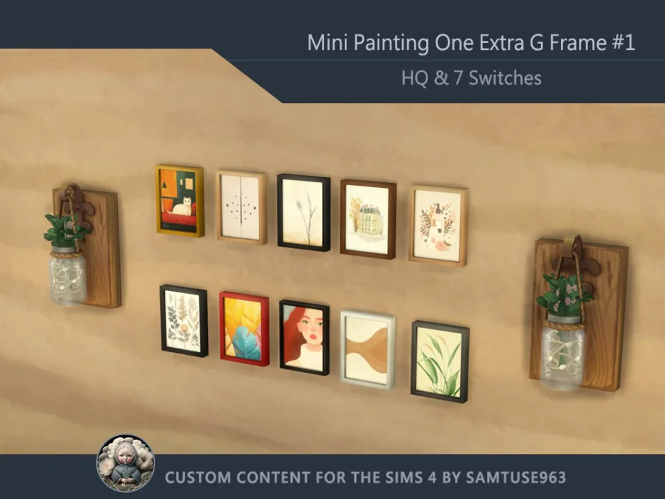 HQ Mini Painting One Extra G Frame #1 Samtuse963
