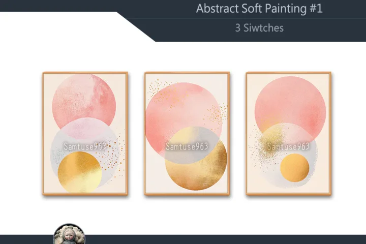 Abstract Soft Painting #1 Sellable Extra A Samtuse963