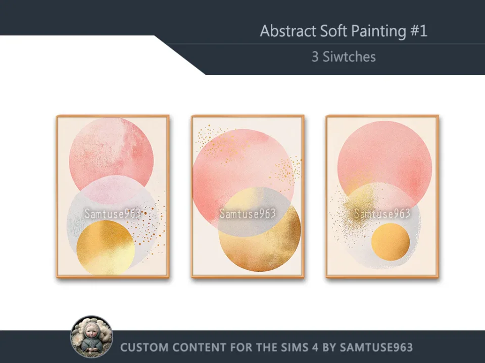 Abstract Soft Painting #1 Sellable Extra A Samtuse963