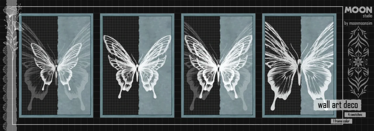 Blue Butterfly wall art