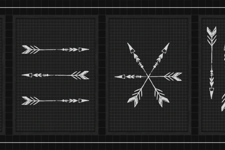 Black Arrow wall art