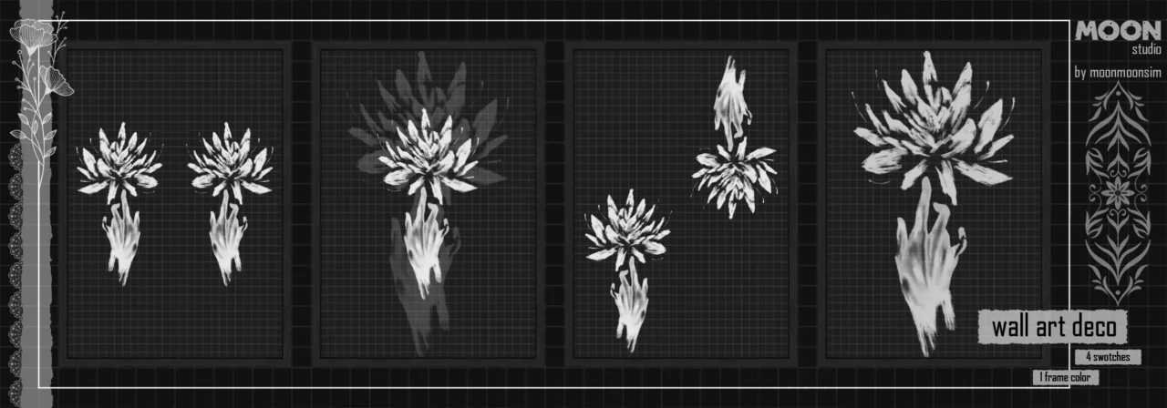 Soft Touch Black wall art