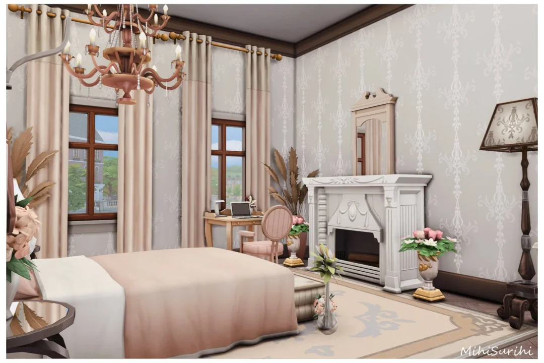 Ella Parisian Bedroom NO CC