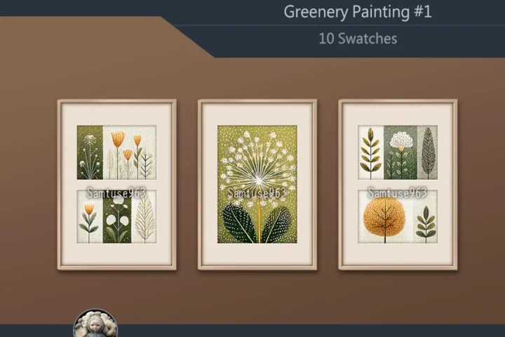 Greenery Painting #1 Sellable Extra A Samtuse963