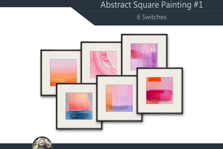 Abstract Square Painting #1 Samtuse963