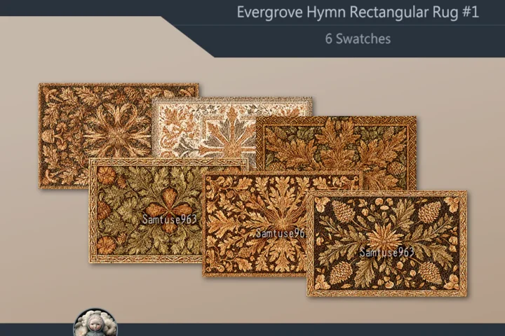 Evergrove Hymn Rectangular Dance Rug #1 Samtuse963