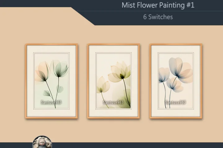 Mist Flower Painting #1 Sellable Extra A Samtuse963