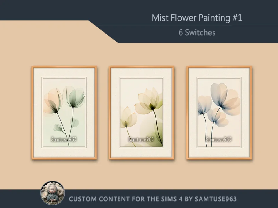 Mist Flower Painting #1 Sellable Extra A Samtuse963