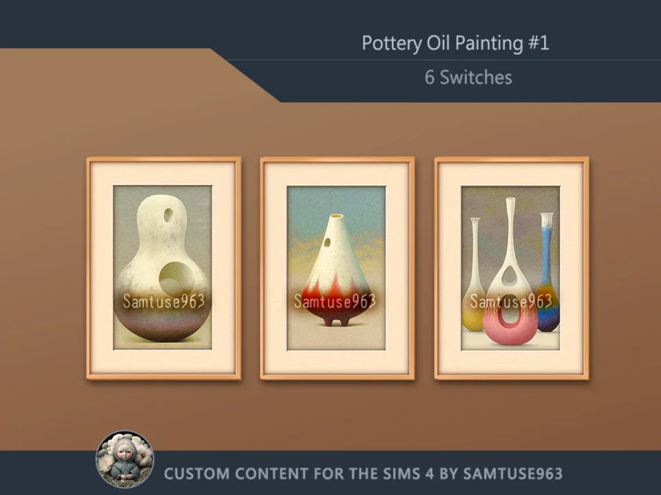 Pottery Oil Painting #1 Sellable Extra A Samtuse963