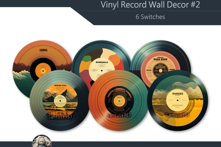 Vinyl Record Wall Decor #2 Sellable Samtuse963