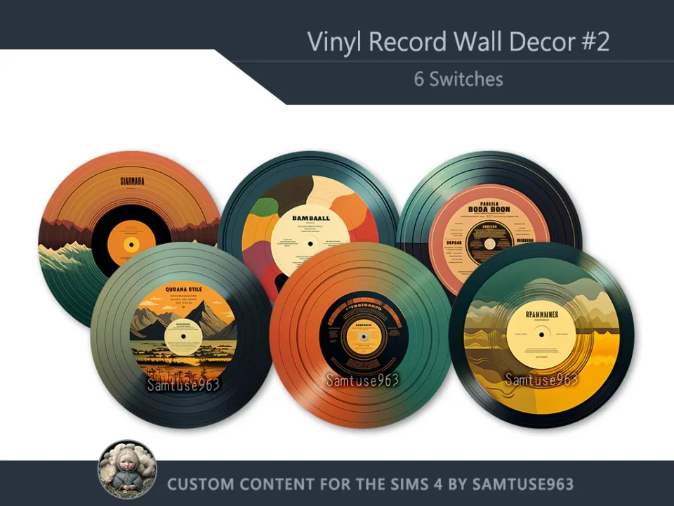 Vinyl Record Wall Decor #2 Sellable Samtuse963