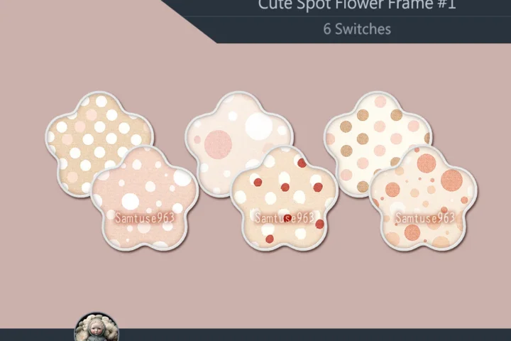 Cute Spot Flower Frame #1 Sellable Samtuse963