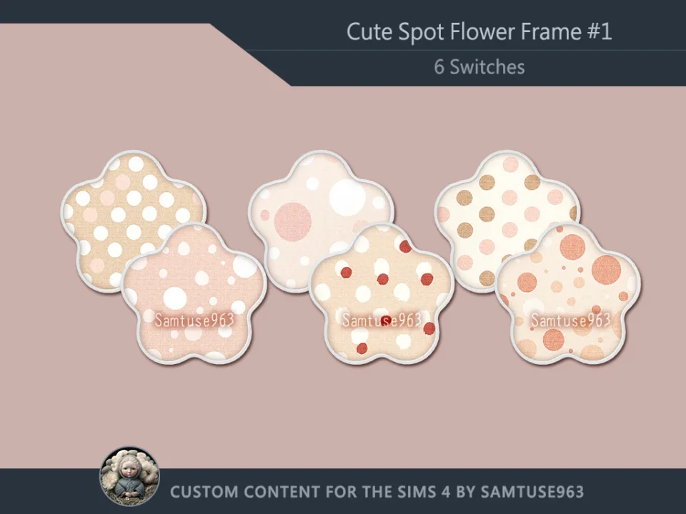 Cute Spot Flower Frame #1 Sellable Samtuse963