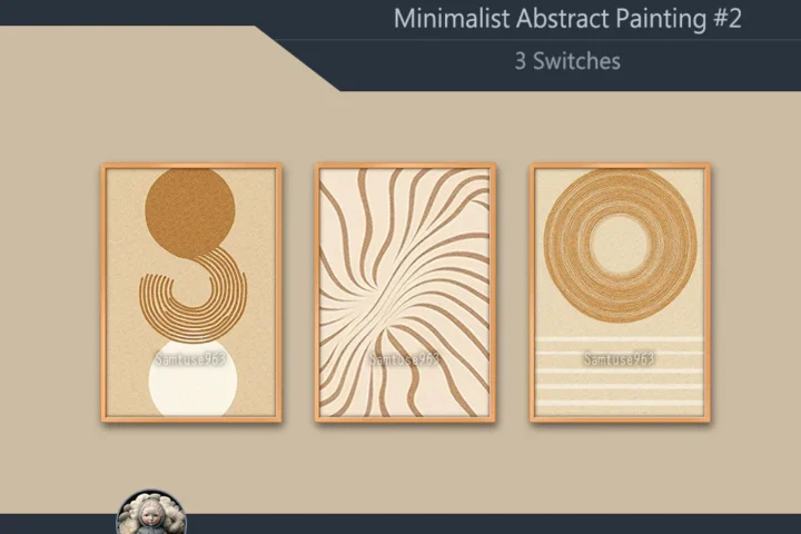 Minimalist Abstract Painting #2 Sellable Extra A Samtuse963