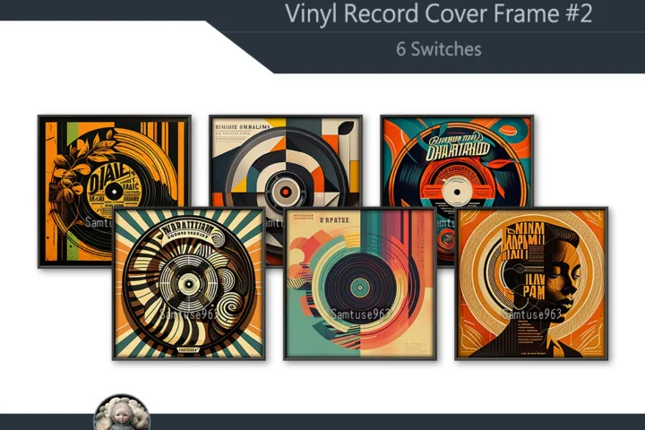 Vinyl Record Cover Frame #2 Sellable Samtuse963