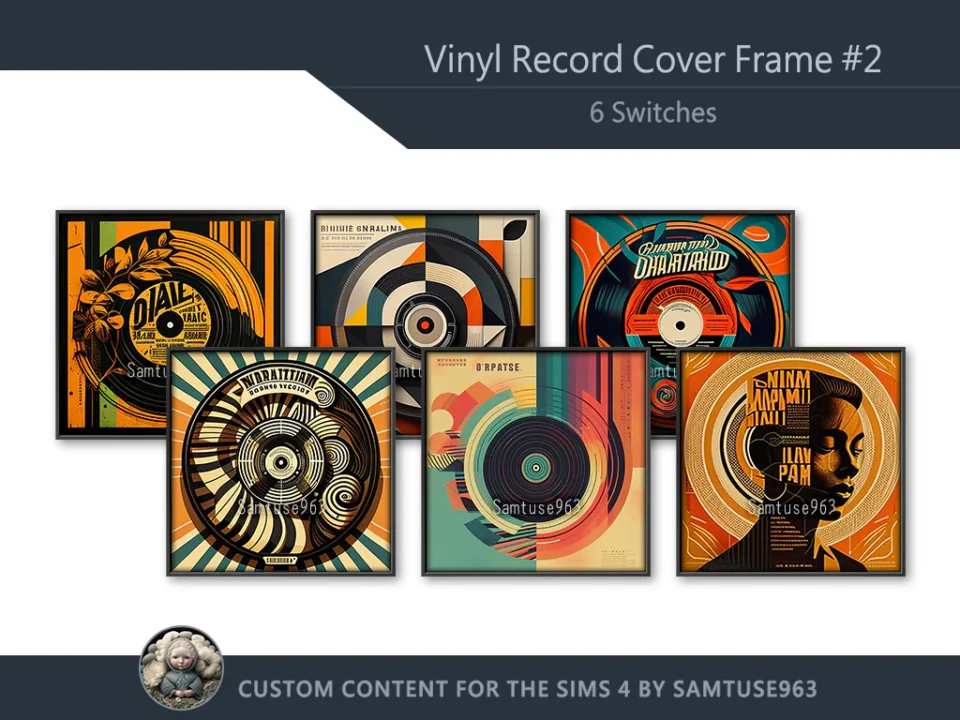 Vinyl Record Cover Frame #2 Sellable Samtuse963
