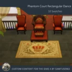 Phantom Court Rectangular Dance Rug #1 Samtuse963