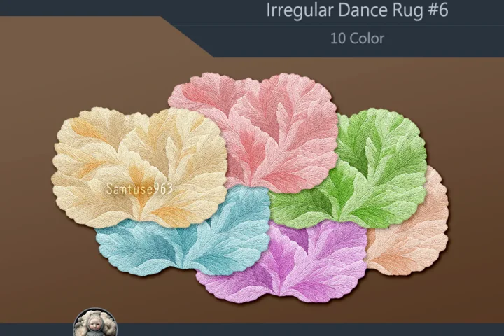 Irregular Dance Rug #6 Samtuse963