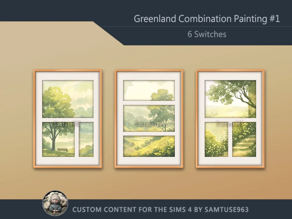 Greenland Combination Painting #1 Sellable Extra A Samtuse963