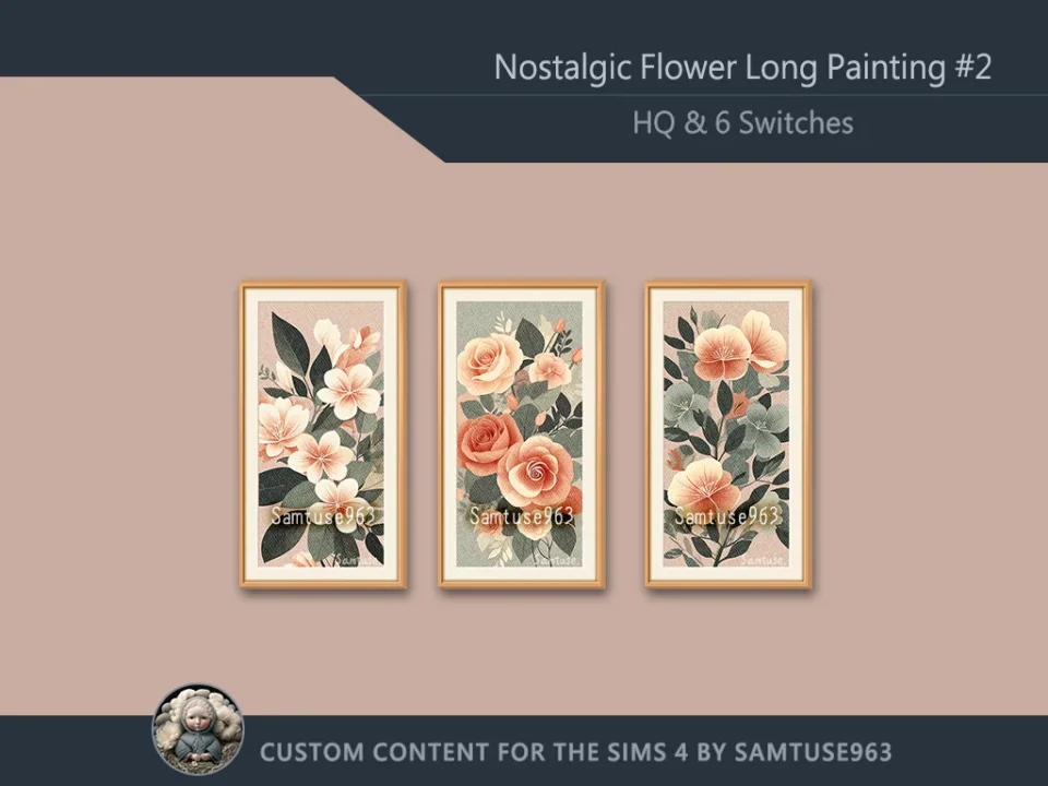 HQ Nostalgic Flower Long Painting #2 Sellable Extra D Samtuse963