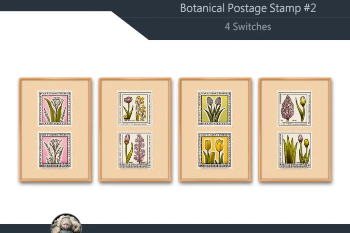 Botanical Postage Stamp #2 Sellable Extra A Samtuse963