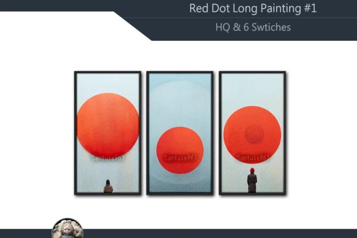 HQ Red Dot Long Painting #1 Sellable Extra D Samtuse963