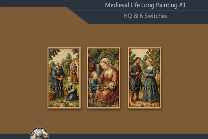 HQ Medieval Life Long Painting #1 Sellable Extra D Samtuse963