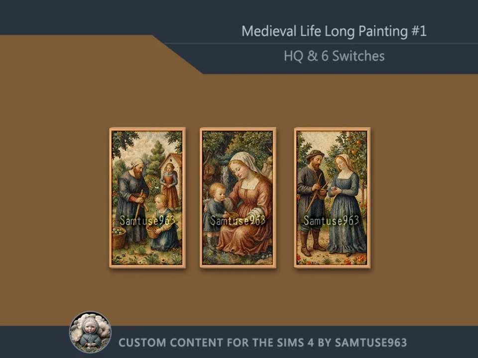 HQ Medieval Life Long Painting #1 Sellable Extra D Samtuse963