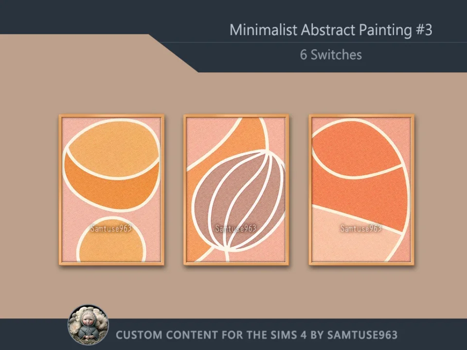Minimalist Abstract Painting #3 Sellable Extra A Samtuse963