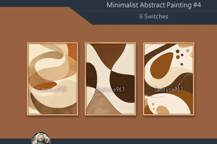 Minimalist Abstract Painting #4 Sellable Extra A Samtuse963