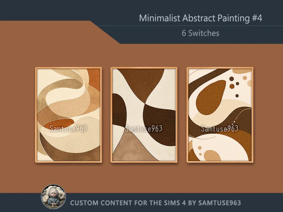Minimalist Abstract Painting #4 Sellable Extra A Samtuse963