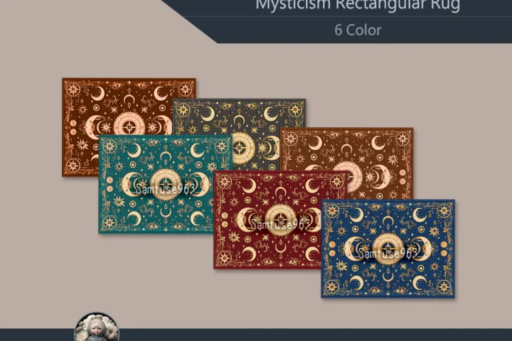 Mysticism Rectangular Dance Rug #1 Samtuse963
